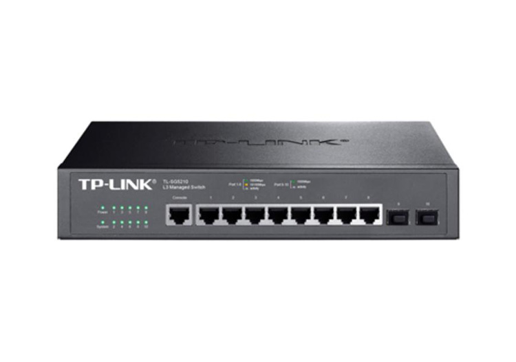 TP-Link全千兆三层网管交换机TL-SG5210
