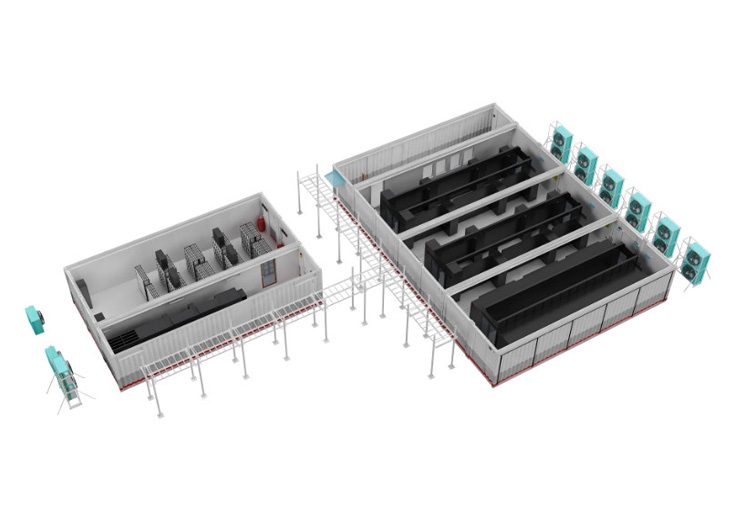 华为FusionModule1000B预制模块化数据中心